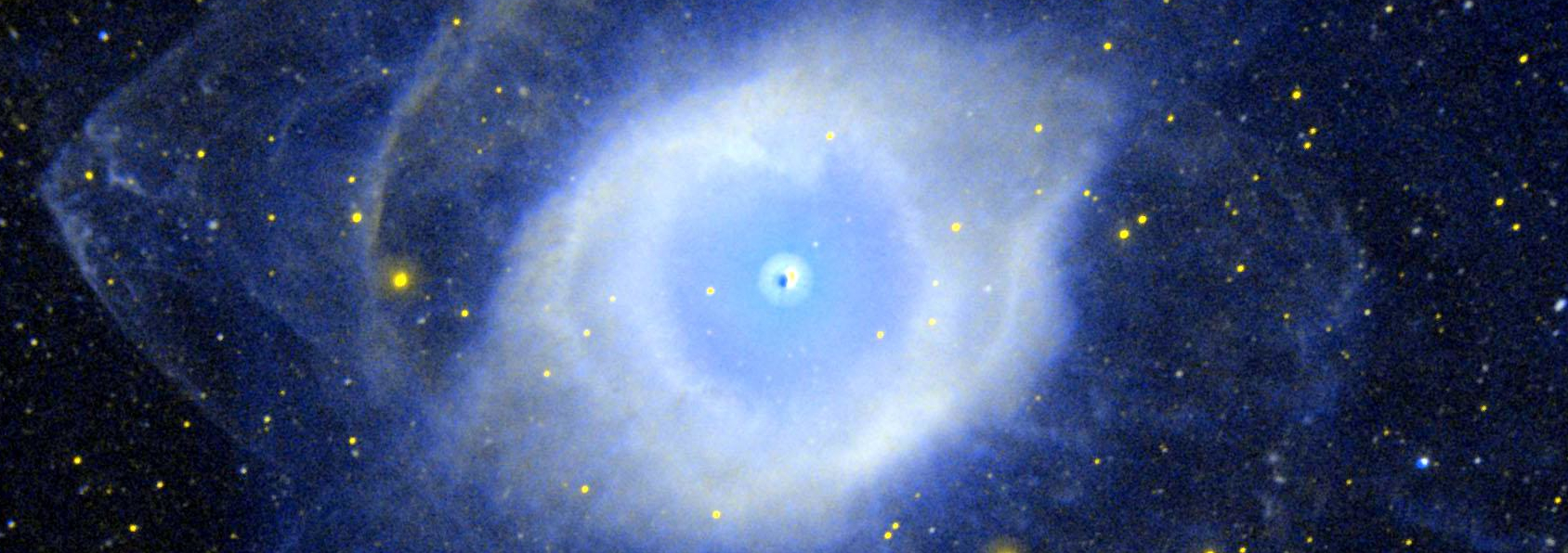 Photograph of the helix nebula.